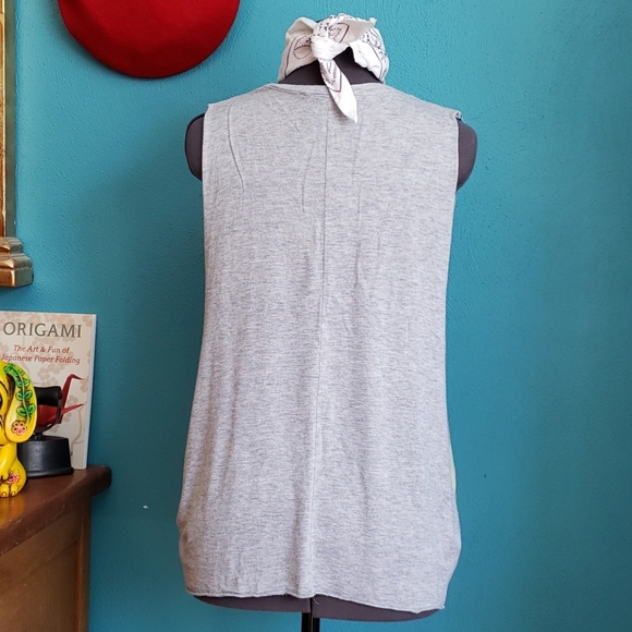 F21 Beachy Vibes Cut-Out Tank - Palm Treeeeees - M - Picture 10 of 12